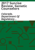 2017_sunrise_review__genetic_counselors