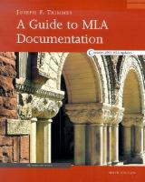 A_Guide_to_MLA_Documentation