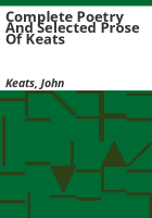 Complete_poetry_and_selected_prose_of_Keats