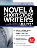 Novel___short_story_writer_s_market___Lamar_Public_Library_