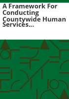 A_framework_for_conducting_countywide_human_services_planning