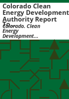 Colorado_Clean_Energy_Development_Authority_report_to_the_Legislature