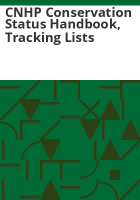 CNHP_conservation_status_handbook__tracking_lists